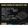 KAZI GBL BOZHI KY82076 German Leopard 2A7 Main Battle Tank Xếp hình lắp ráp ghép mô hình Xe tăng chiến đấu chủ lực Leopard 2A7 của Đức