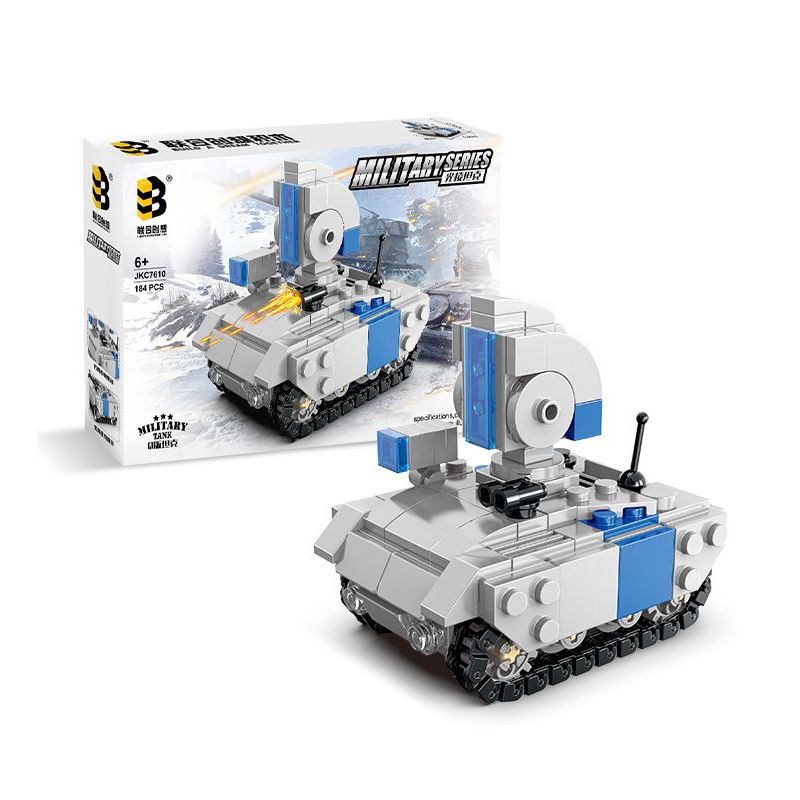 United Imagine JKC7610 Xếp hình lắp ráp ghép mô hình Xe tăng khoa học viễn tưởng: Cảnh báo đỏ của lăng kính