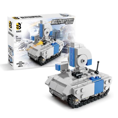 United Imagine JKC7610 Xếp hình lắp ráp ghép mô hình Xe tăng khoa học viễn tưởng: Cảnh báo đỏ của lăng kính