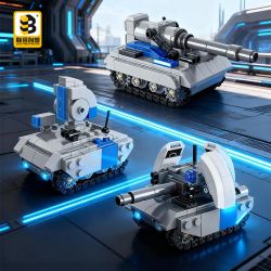 United Imagine JKC7610 Xếp hình lắp ráp ghép mô hình Xe tăng khoa học viễn tưởng: Cảnh báo đỏ của lăng kính