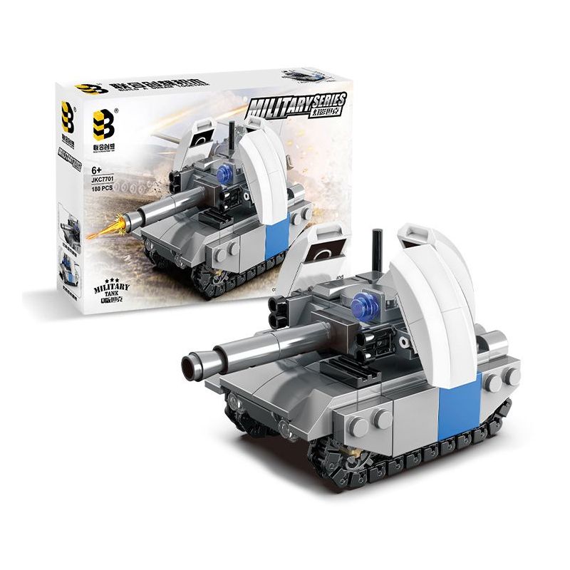 United Imagine JKC7701 Xếp hình lắp ráp ghép mô hình Xe tăng khoa học viễn tưởng: Xe tăng ma quái Cảnh báo đỏ