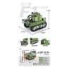 United Imagine JKC7703 Xếp hình lắp ráp ghép mô hình Q Cute Tank: Jungle F1 Tank Green Xiaomeng