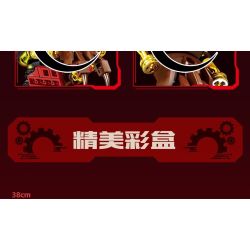 KAZI GBL BOZHI KY8150 FlameDragon Xếp hình lắp ráp ghép mô hình Thiết bị cơ khí Hỏa Long