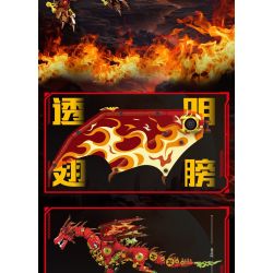 KAZI GBL BOZHI KY8150 FlameDragon Xếp hình lắp ráp ghép mô hình Thiết bị cơ khí Hỏa Long