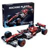 No license A012 Xếp hình lắp ráp ghép mô hình Người chơi cơ khí: Đua xe công thức 1 1:8