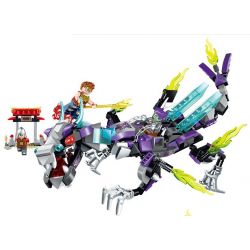 Enlighten 2211 Qman 2211 non  ĐẠI CHIẾN RỒNG bộ đồ chơi xếp lắp ráp ghép mô hình Creation Of The Gods NEZHA CONQUERS THE DRAGON Phong Thần 338 khối