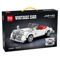 minGDi LEIBAO K2265 Vintage Car JAR-140 Xếp hình lắp ráp ghép mô hình Xe hơi cổ điển JAR-140