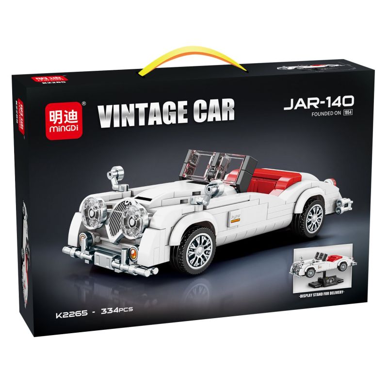 minGDi LEIBAO K2265 Vintage Car JAR-140 Xếp hình lắp ráp ghép mô hình Xe hơi cổ điển JAR-140