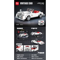 minGDi LEIBAO K2265 Vintage Car JAR-140 Xếp hình lắp ráp ghép mô hình Xe hơi cổ điển JAR-140