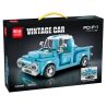 minGDi LEIBAO K2266 Vintage Car FD-F-1 Xếp hình lắp ráp ghép mô hình Xe bán tải Ford F-1