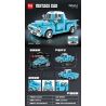 minGDi LEIBAO K2266 Vintage Car FD-F-1 Xếp hình lắp ráp ghép mô hình Xe bán tải Ford F-1