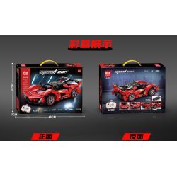 minGDi LEIBAO 8745 Xếp hình lắp ráp ghép mô hình Xe đua điều khiển từ xa 1:24