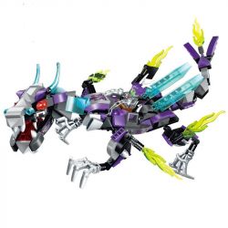 Enlighten 2211 Qman 2211 non  ĐẠI CHIẾN RỒNG bộ đồ chơi xếp lắp ráp ghép mô hình Creation Of The Gods NEZHA CONQUERS THE DRAGON Phong Thần 338 khối