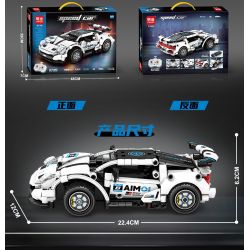 minGDi LEIBAO 8748 Xếp hình lắp ráp ghép mô hình Xe đua điều khiển từ xa 1:24