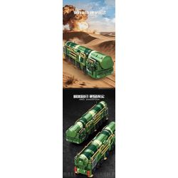 minGDi LEIBAO K3119 Xếp hình lắp ráp ghép mô hình Vũ khí quan trọng nhất của đất nước: Xe tên lửa DX-07