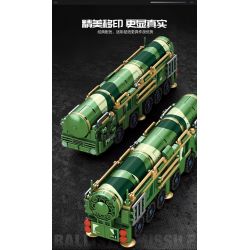 minGDi LEIBAO K3119 Xếp hình lắp ráp ghép mô hình Vũ khí quan trọng nhất của đất nước: Xe tên lửa DX-07