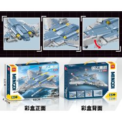 minGDi LEIBAO K3149 Xếp hình lắp ráp ghép mô hình Vũ khí quan trọng nhất của đất nước: Su-57 Felon