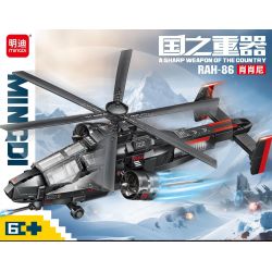 minGDi LEIBAO K3151 Xếp hình lắp ráp ghép mô hình Vũ khí quốc gia: RAH-86 Shoshone