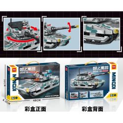 minGDi LEIBAO K3154 Xếp hình lắp ráp ghép mô hình Vũ khí quan trọng nhất của đất nước: Xe chiến đấu chống tăng MKV9O-TOR