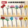 WOMA 11053 Xếp hình lắp ráp ghép mô hình bó hoa vĩnh cửu