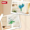 WOMA 11053 Xếp hình lắp ráp ghép mô hình bó hoa vĩnh cửu