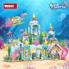 WOMA 11833 Sea World：Furina's Palace Dream Castle Xếp hình lắp ráp ghép mô hình Lâu đài dưới biển
