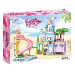 WOMA 11315 Fairy Land：Carnival On The Beach Xếp hình lắp ráp ghép mô hình Thành phố trong mơ: Lễ hội bãi biển