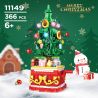 WOMA 11149 Rotating Christmas Tree Xếp hình lắp ráp ghép mô hình cây thông giáng sinh