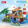 WOMA 41136 GO FISHING Xếp hình lắp ráp ghép mô hình bến tàu đánh cá