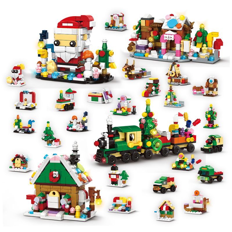 WOMA 11823 Christmas Advent Calendar Xếp hình lắp ráp ghép mô hình Lịch Mùa Vọng Giáng Sinh