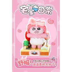 TOP TOY TC2617 Xếp hình lắp ráp ghép mô hình Cuộc sống hàng ngày của chú thỏ Pantrous 囧囧囧 Blind Box