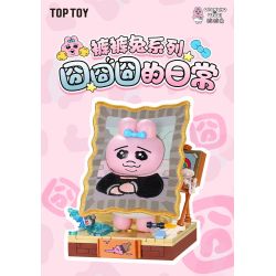 TOP TOY TC2617 Xếp hình lắp ráp ghép mô hình Cuộc sống hàng ngày của chú thỏ Pantrous 囧囧囧 Blind Box