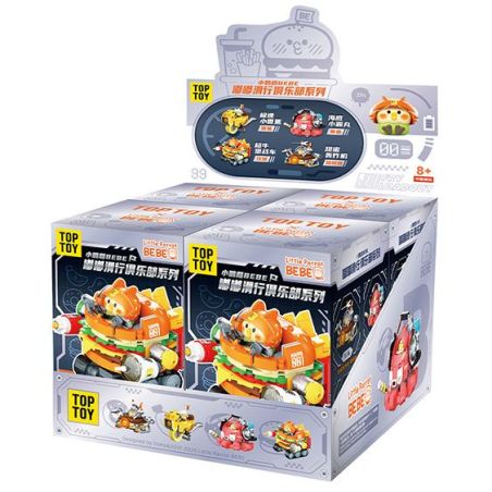 TOP TOY TC2615 Xếp hình lắp ráp ghép mô hình Câu lạc bộ trượt ván Little Parrot BEBE Dudu 4 mẫu