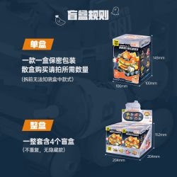 TOP TOY TC2615 Xếp hình lắp ráp ghép mô hình Câu lạc bộ trượt ván Little Parrot BEBE Dudu 4 mẫu