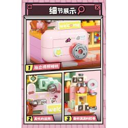 TOP TOY TC3611 Photo Studio Xếp hình lắp ráp ghép mô hình Ngành Chuột có chuyên ngành: Meimei Photo Studio