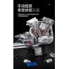 XINZHUAN XZ0014 Stormcore V2 Engine Xếp hình lắp ráp ghép mô hình Động cơ đầu dẹt của Harley