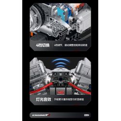 XINZHUAN XZ0014 Stormcore V2 Engine Xếp hình lắp ráp ghép mô hình Động cơ đầu dẹt của Harley