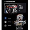 XINZHUAN XZ0015 Stormcore V2 Engine Xếp hình lắp ráp ghép mô hình Động cơ đầu chai của Harley