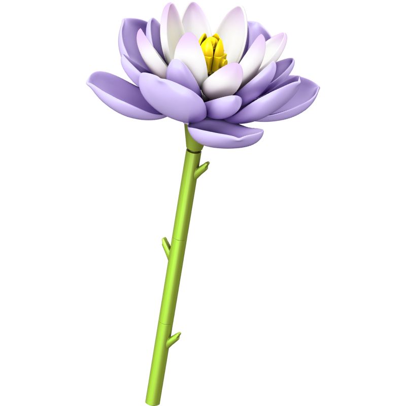 PanlosBrick 655072 Panlos Brick 655072 BÔNG SÚNG bộ đồ chơi xếp lắp ráp ghép mô hình Creator Sáng Tạo 51 khối