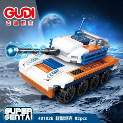 GUDI 40102 SIÊU ĐỘI THUNDER TANK 8 TỔ HỢP bộ đồ chơi xếp lắp ráp ghép mô hình Military Army Quân Sự Bộ Đội 634 khối