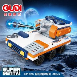GUDI 40102 SIÊU ĐỘI THUNDER TANK 8 TỔ HỢP bộ đồ chơi xếp lắp ráp ghép mô hình Military Army Quân Sự Bộ Đội 634 khối