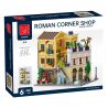 MorkModel 10216 Mork Model 10216 CỬA HÀNG Ở GÓC ROME bộ đồ chơi xếp lắp ráp ghép mô hình Creator Sáng Tạo 4507 khối