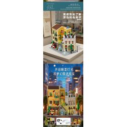 MorkModel 10216 Mork Model 10216 CỬA HÀNG Ở GÓC ROME bộ đồ chơi xếp lắp ráp ghép mô hình Creator Sáng Tạo 4507 khối