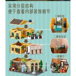 MorkModel 10216 Mork Model 10216 CỬA HÀNG Ở GÓC ROME bộ đồ chơi xếp lắp ráp ghép mô hình Creator Sáng Tạo 4507 khối