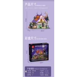 MorkModel 031059 Mork Model 031059 TÚP LỀU PHÙ THỦY bộ đồ chơi xếp lắp ráp ghép mô hình Creator Sáng Tạo 1202 khối