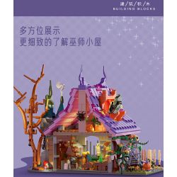 MorkModel 031059 Mork Model 031059 TÚP LỀU PHÙ THỦY bộ đồ chơi xếp lắp ráp ghép mô hình Creator Sáng Tạo 1202 khối