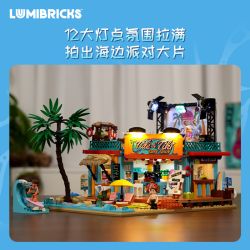 LUMIBRICKS FUNWHOLE 20004 CỬA HÀNG LƯỚT SÓNG bộ đồ chơi xếp lắp ráp ghép mô hình Creator TIKI SURF SHOP Sáng Tạo 1752 khối