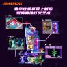 LUMIBRICKS FUNWHOLE 17007 THÀNH PHỐ CYBERPUNK NEON CỬA HÀNG THỜI TRANG GIẢ PHÒNG TRIỂN LÃM ĐIỆN TỬ bộ đồ chơi xếp lắp ráp ghép mô hình Creator CYBER COUTURE GALLERIA Sáng Tạo 2701 khối