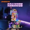 LUMIBRICKS FUNWHOLE 17007 THÀNH PHỐ CYBERPUNK NEON CỬA HÀNG THỜI TRANG GIẢ PHÒNG TRIỂN LÃM ĐIỆN TỬ bộ đồ chơi xếp lắp ráp ghép mô hình Creator CYBER COUTURE GALLERIA Sáng Tạo 2701 khối