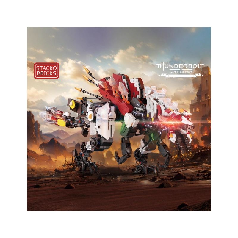 STACK 06001 HORIZON WEST SPINE OF SLAUGHTER BLADEBACK bộ đồ chơi xếp lắp ráp ghép mô hình Movie & Game THUNDERBOLT Phim Và Trò Chơi 1519 khối